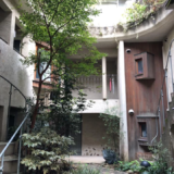 中庭のある賃貸住宅物件の視察